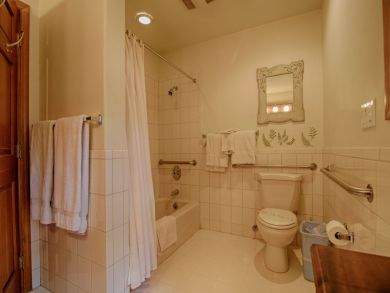 Bathroom with Shower Over Tub