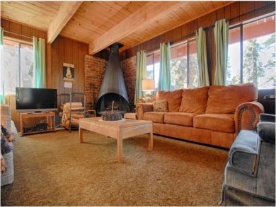 Fireplace & Flat Screen TV in Living Area
