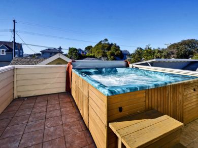 Extra Large Hot Tub with Ocean View
