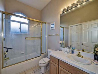 Downstairs Bathroom with Shower in Tub