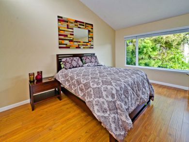 Queen Bed in Master Bedroom