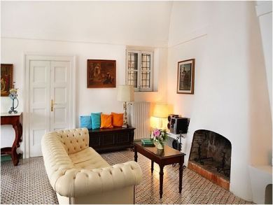 Living Room with Fireplace