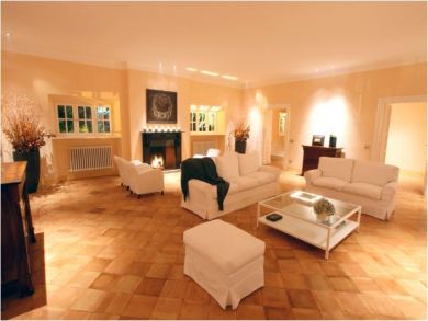 Living Area with Fireplace