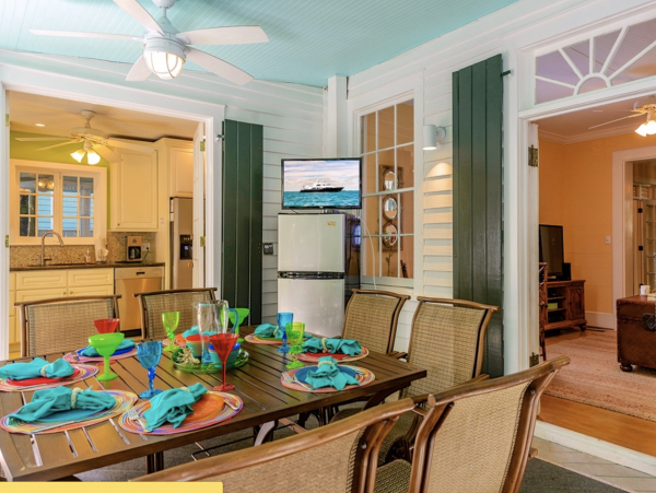 Key West Vacation Home with Guest Cottage Sleeps 12 Guests