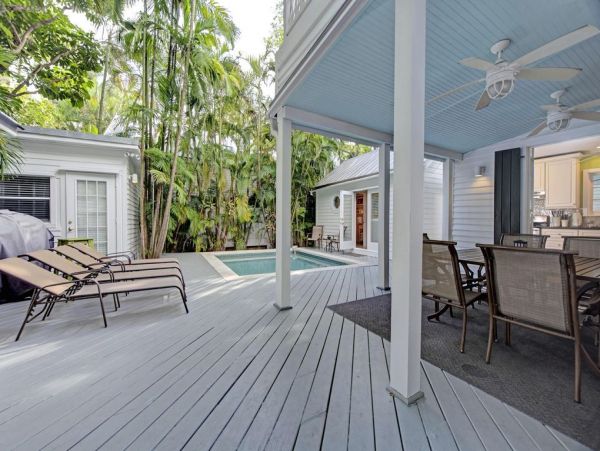 Key West Vacation Home with Guest Cottage Sleeps 12 Guests