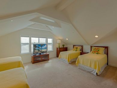 Four Twin Beds in Bedroom Three