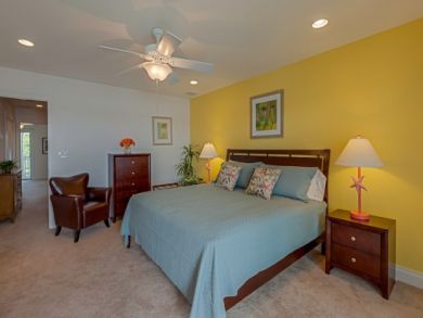 King Bed in Master Bedroom