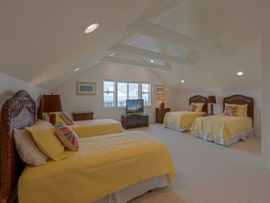 Four Twin Beds in Third Bedroom