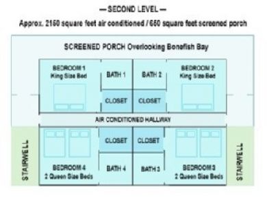 Bedroom Level Floor Plan