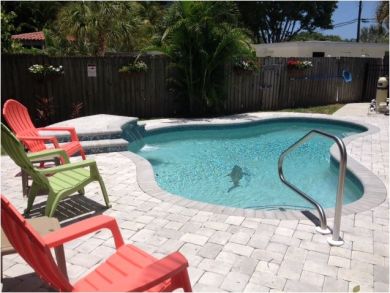 Poolside Sitting Area