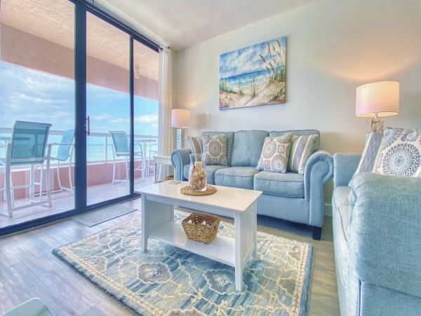 Clearwater Beach Front 2 Bedroom Vacation Rental Gulf Views