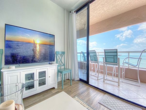 Clearwater Beach Front 2 Bedroom Vacation Rental Gulf Views