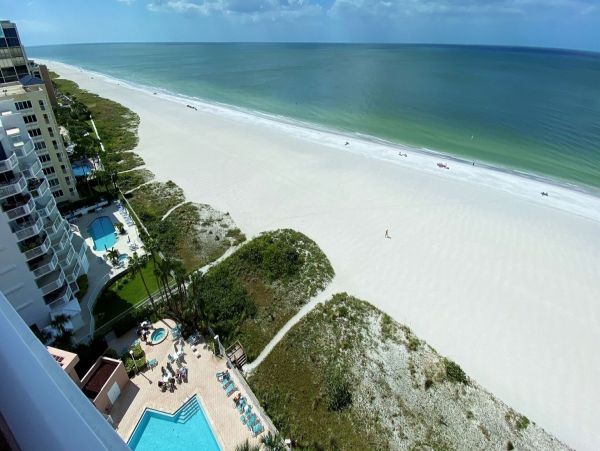 Clearwater Beach Front 2 Bedroom Vacation Rental Gulf Views
