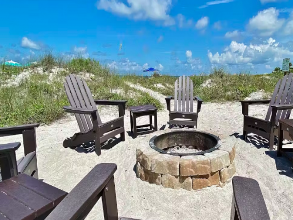 Beach front condo with gulf views