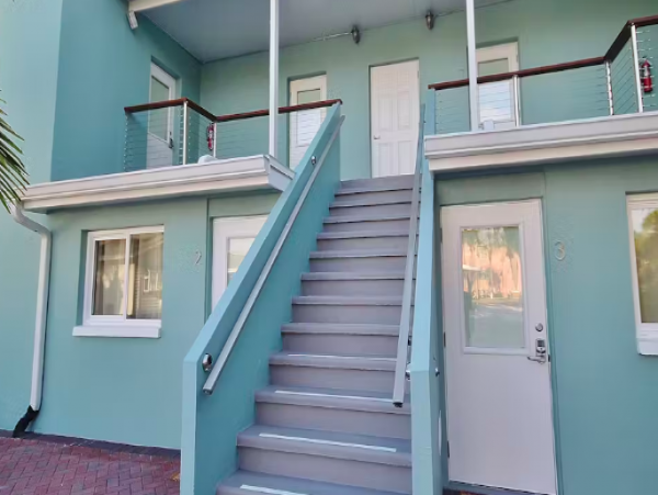 Beach front condo with gulf views