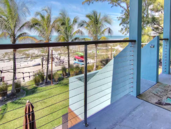 Beach front condo with gulf views