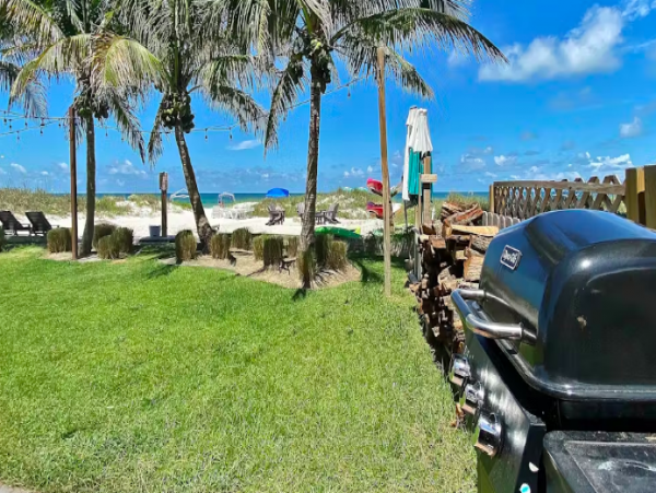 Beach front condo with gulf views