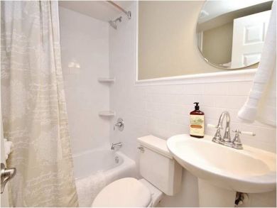 Bathroom with Shower Over Tub