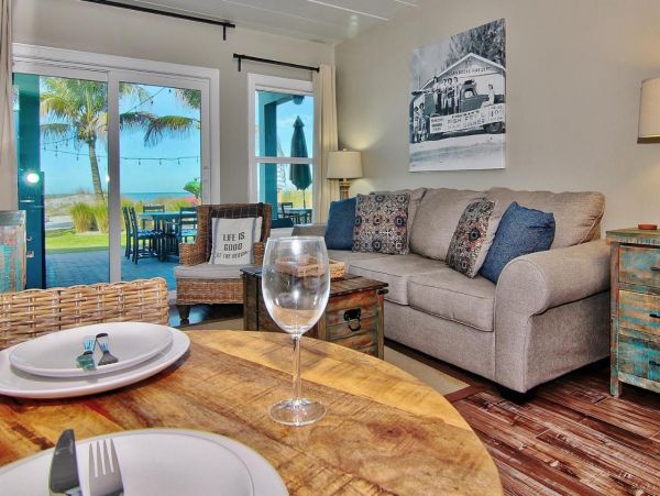 Gulf-Front Condo Ground Floor Sleeps 4 Guests