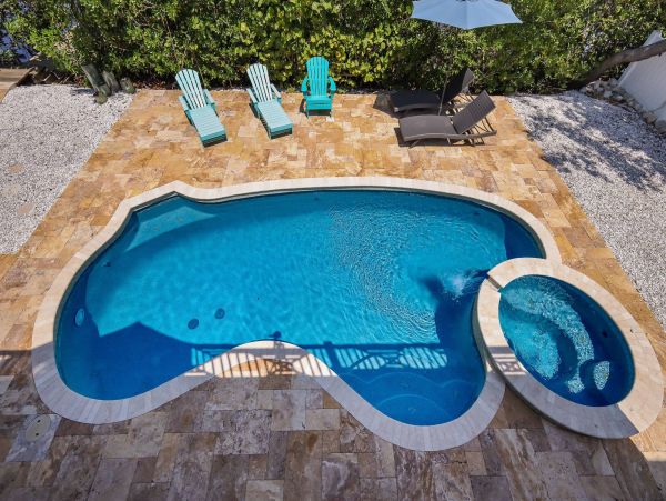North end canalfront with Pool Anna Maria Island Luxury Home