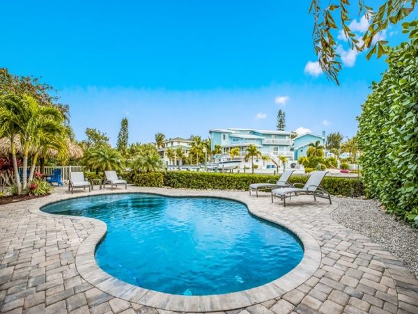 Anna Maria Island Vacation Rental Canal-Front with Pool
