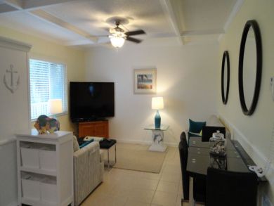Living Area with Flat Screen TV
