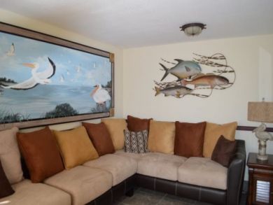 Living Area with Large Sofa