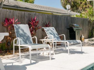 Chairs by Pool