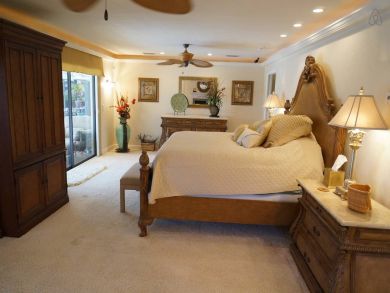 Elegant Master Bedroom with King Bed