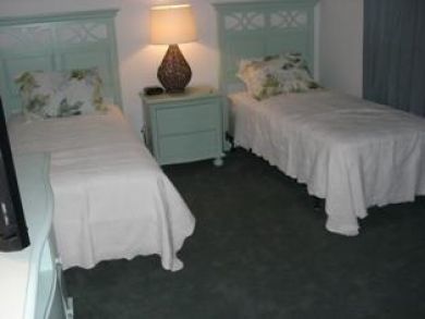 Guest Bedroom has Two Twin Beds