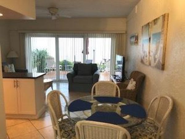 First floor walk out unit with Full Gulf View with 2 double beds