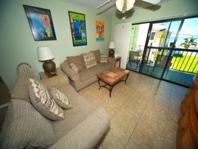 living room with gulf view