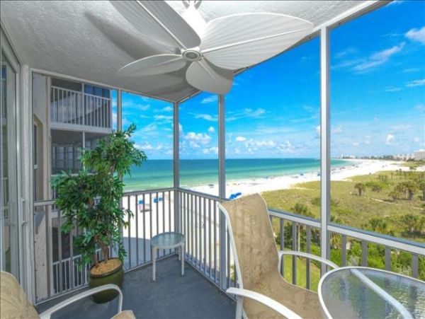 Siesta Key Two Bedroom Gulf View Vacation Condo