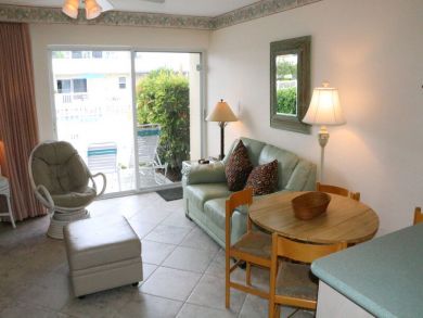 Siesta Key Gulf Front Rental Studio Sleeps 2 Guests