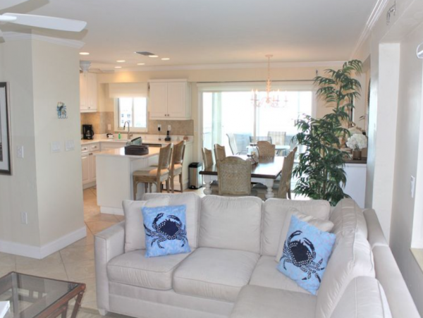 Stunning 2 Bedroom Gulf Front Rental on Siesta Key Florida