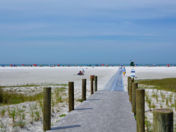 Two Bedroom - 1 bathroom Condo steps to the beach and close to the Village