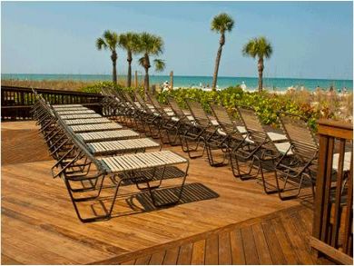 Beachfront Sun Deck and Grill Area