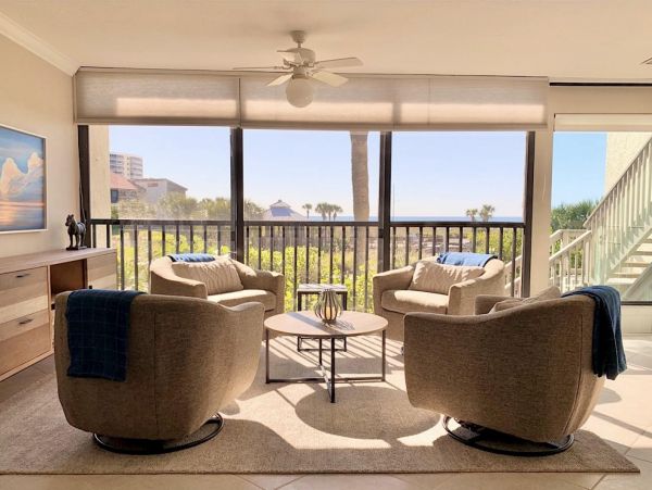 Siesta Key Two Bedroom Beachfront Vacation Condo Gulf Views