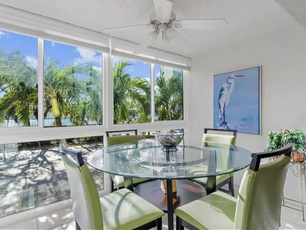 Communal Pool at this Two Bedroom Beach Condo Sleeps 6