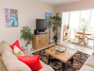 Flat Screen TV in Living Area