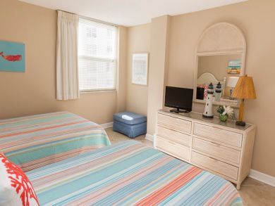 Flat Screen TV in Bedroom