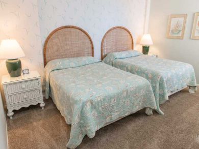 Master Bedroom with One Queen and One Double Bed
