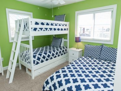 Bunk Beds and Full Bed