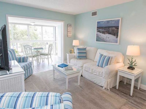 Siesta Key Two Bedroom Gulf Front Vacation Rental Condo