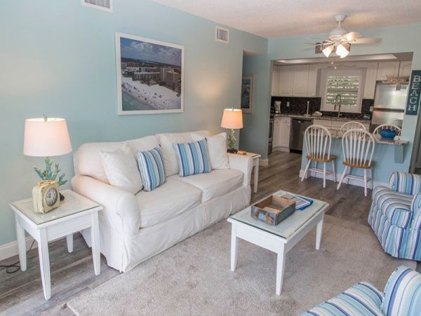 Siesta Key Two Bedroom Gulf Front Vacation Rental Condo