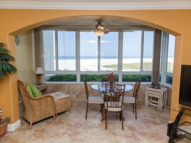 Views of Sandy Beach and Gulf