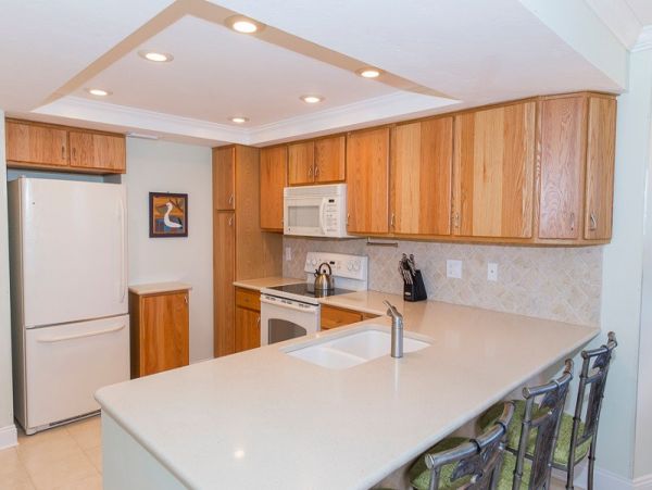 Gulf front condo unit