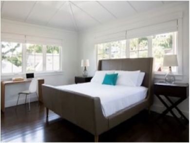 KIng Bed in Master Bedroom