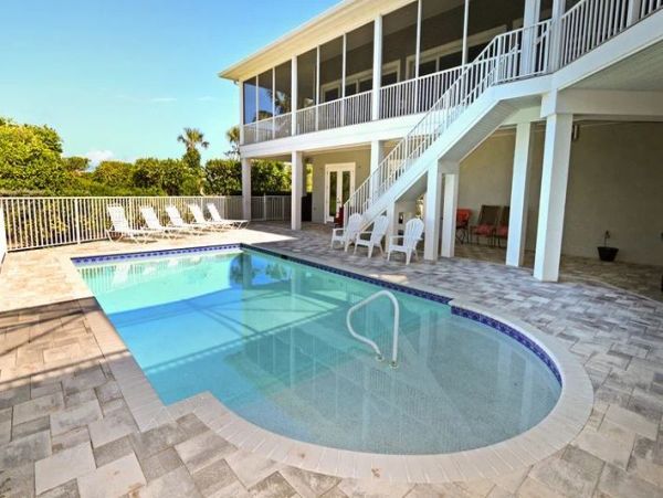 Beachfront Vacation Rental Home on Captiva Island Florida