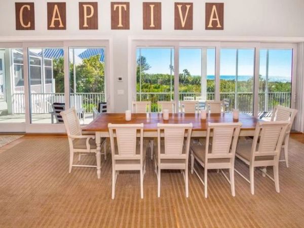 Beachfront Vacation Rental Home on Captiva Island Florida